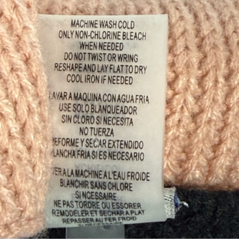 Earthy Colorblock Bass Knit Ribbed Infinity Loop Scarf One Size - Picture 7 of 8